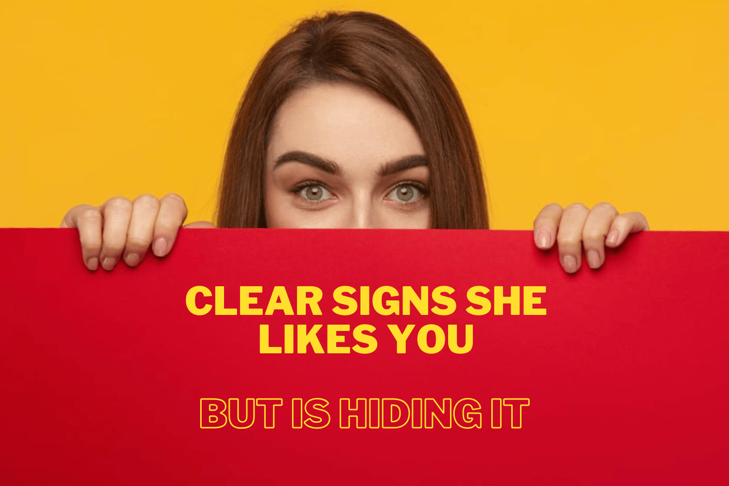 signs she likes you but is hiding it